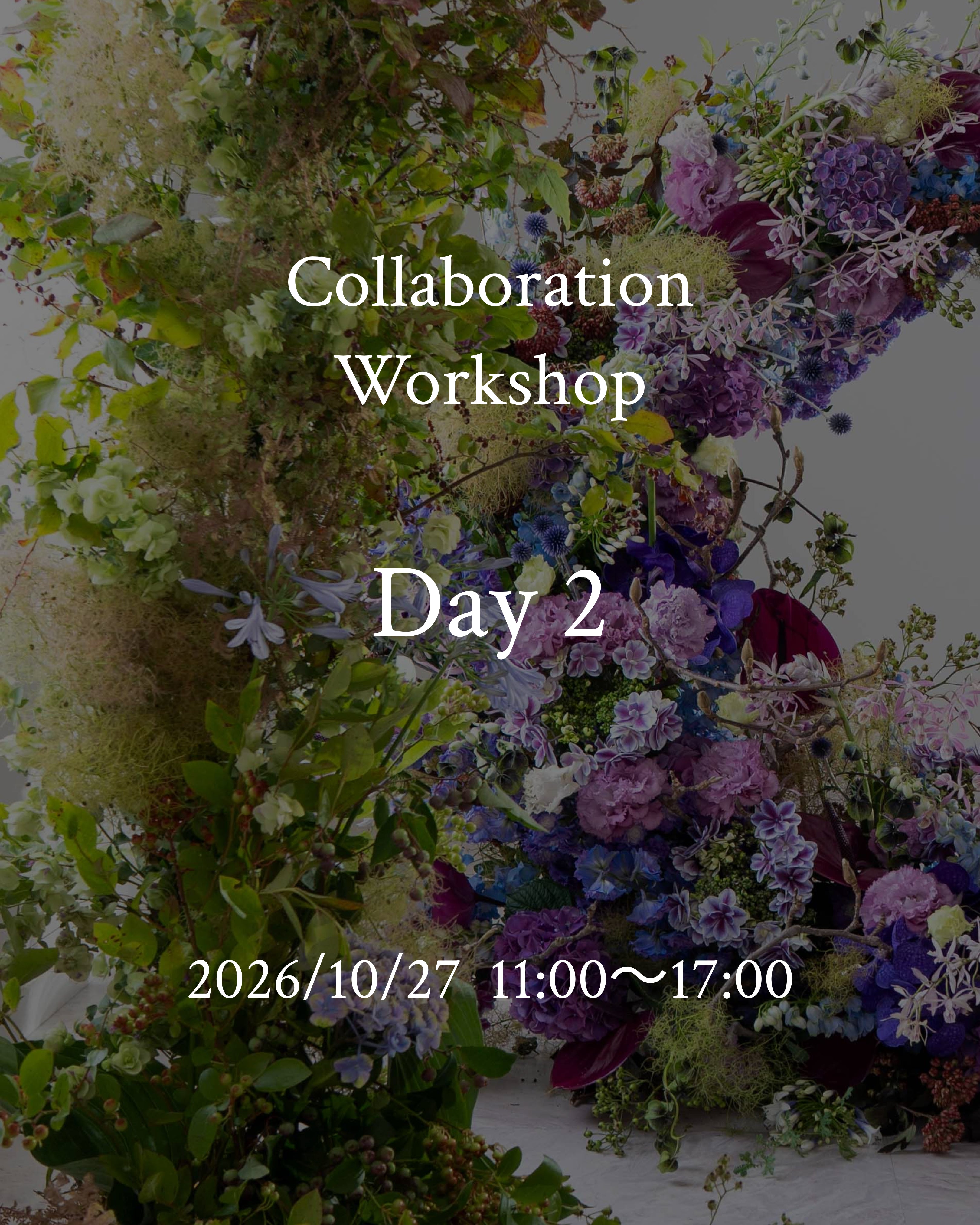 Day2|空間装飾+ミニブーケワークショップ