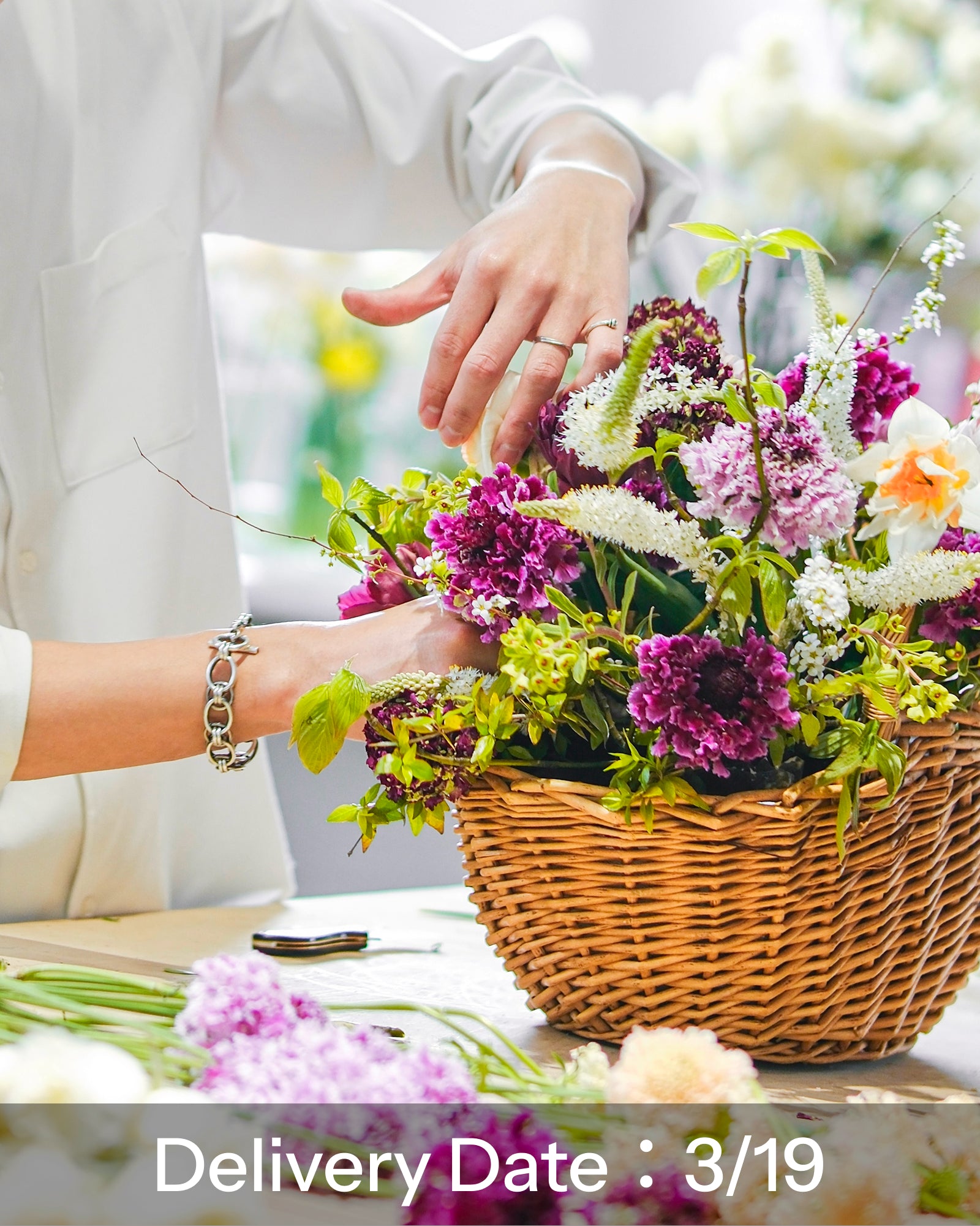 【3月19日到货】圆形花束(免运费)