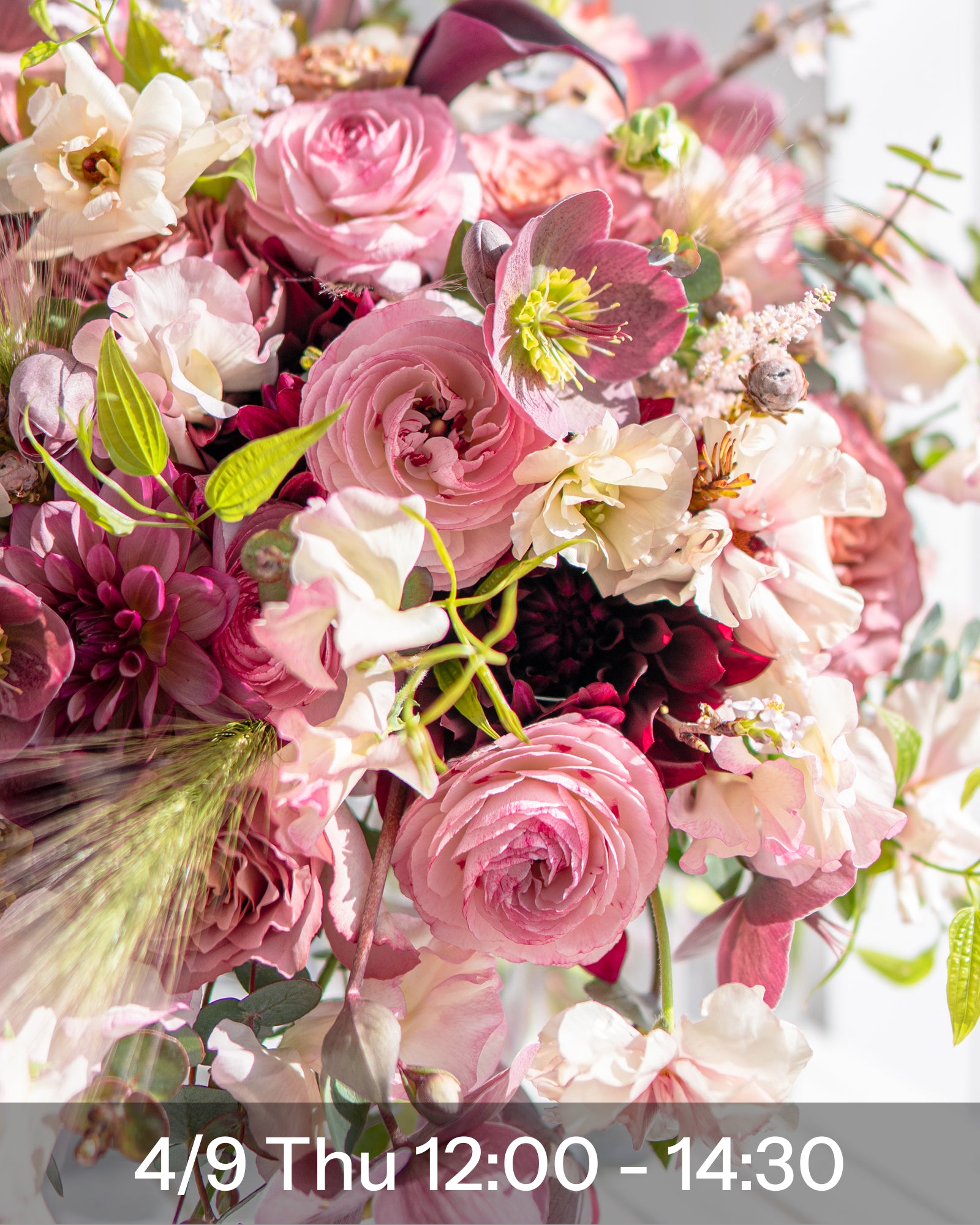 Sculptural Bouquet | Flower Material Selection (150 minutes)