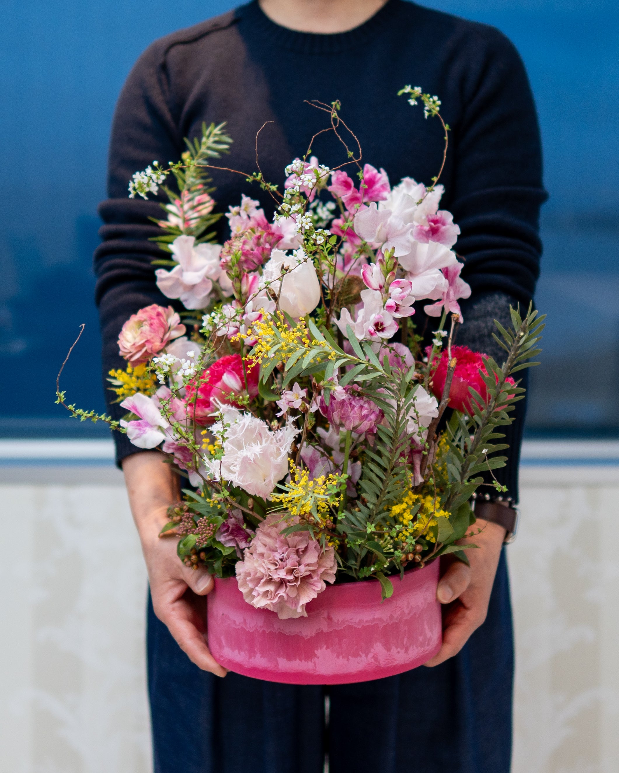 ラウンドスタイルのアレンジメント|造形と心理(150分)