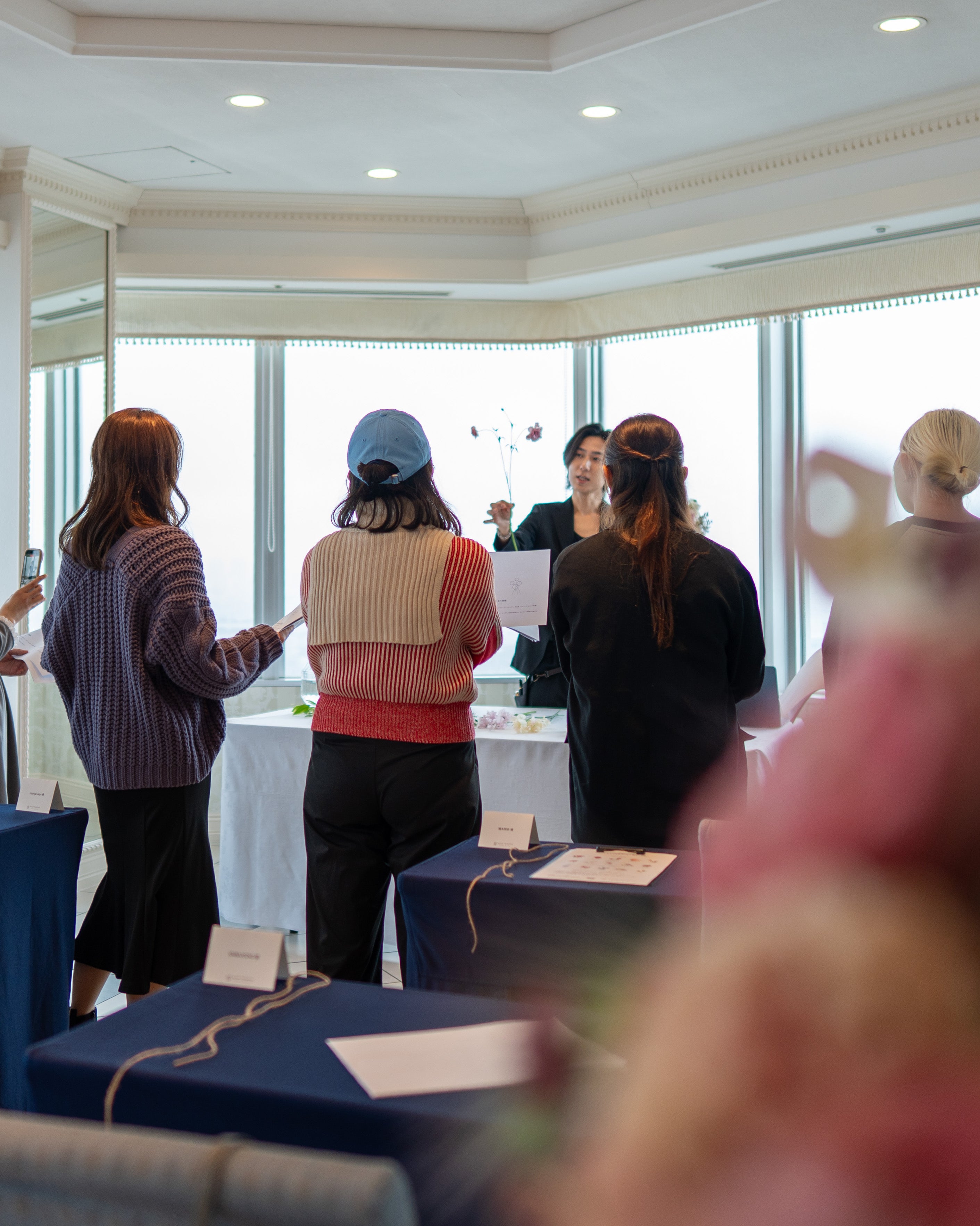 ラウンドスタイルのアレンジメント｜造形と心理（150分）